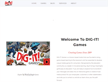 Tablet Screenshot of dig-itgames.com